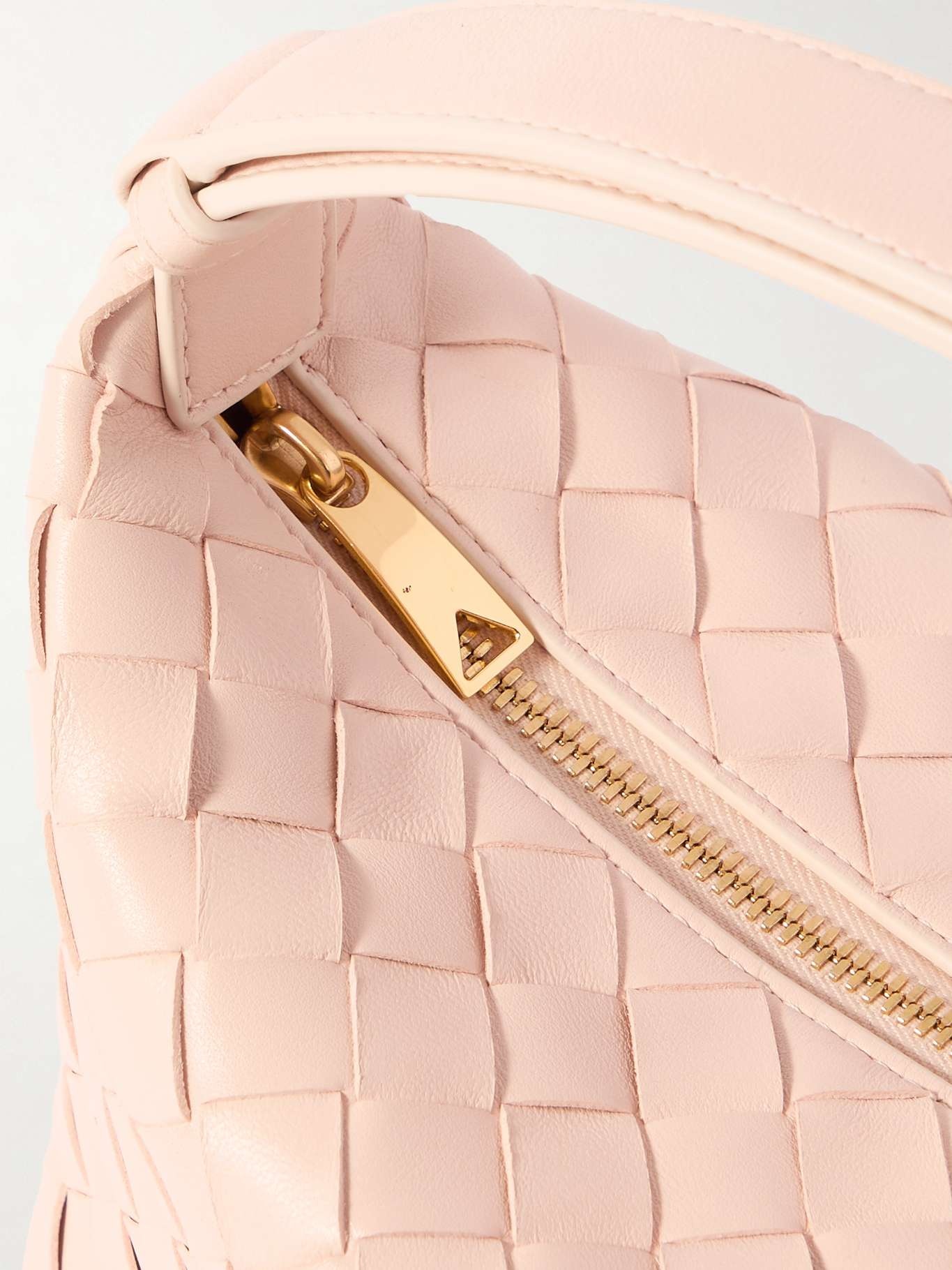 Wallace intrecciato leather shoulder bag - 4