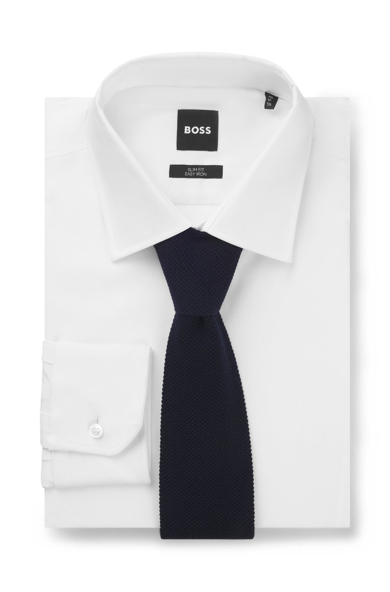 BECKHAM X BOSS KNITTED TIE IN WOOL 3