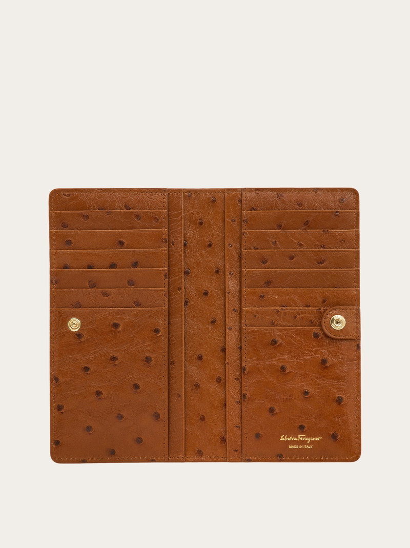 FERRAGAMO Gancini continental wallet outlook