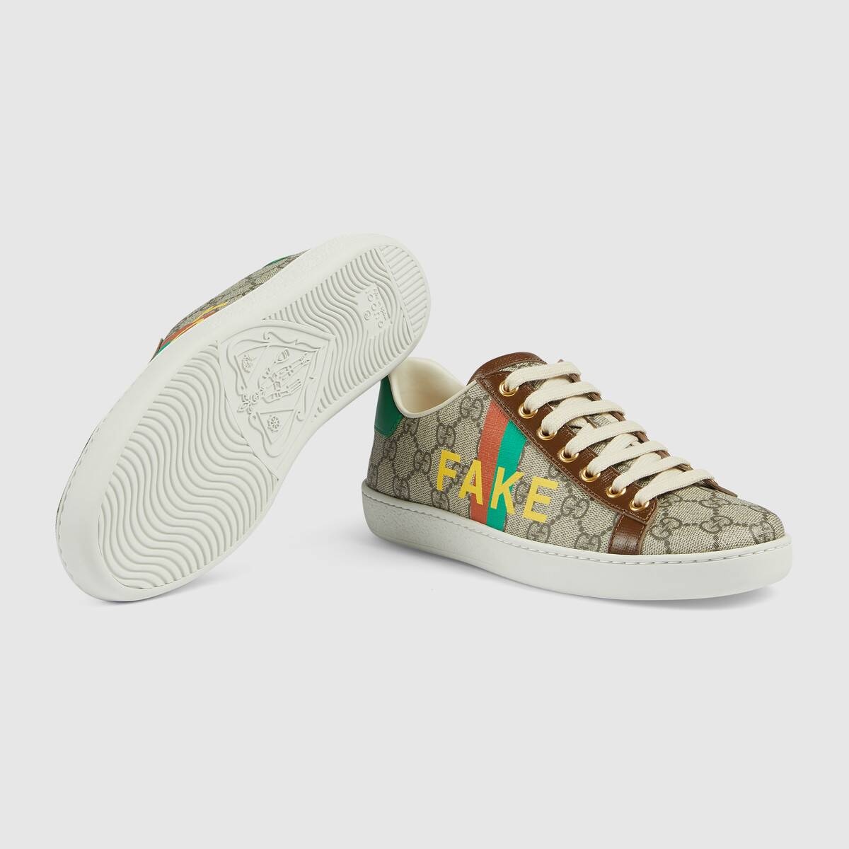 Women's 'Fake/Not' print Ace sneaker - 6