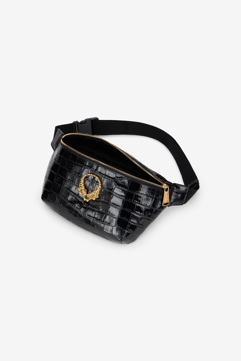 Roar Belt Bag Black Leather 7