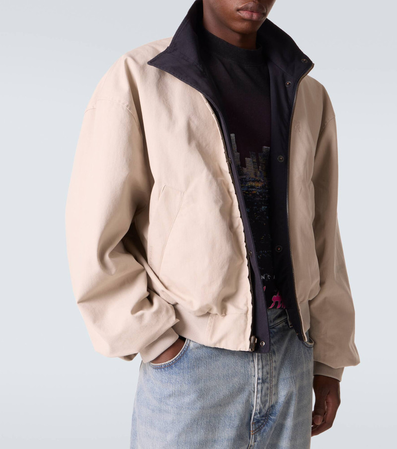 Reversible cotton-blend blouson jacket 5