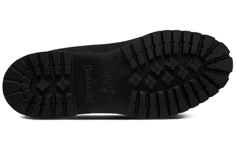 Timberland 6-Inch Premium Logo Wide-Fit Boots 'Black Nubuck' A1TUW - 4