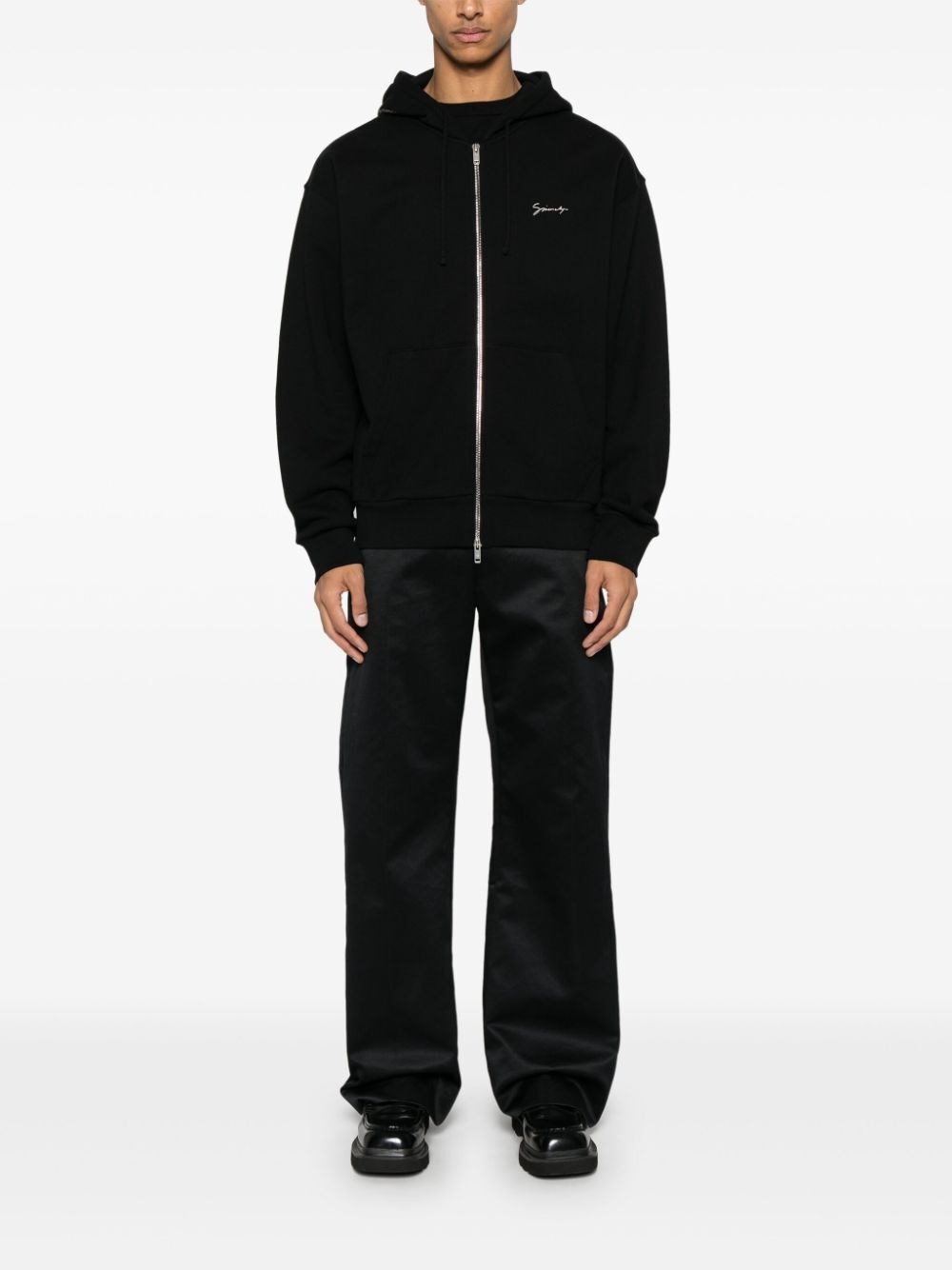 パーカー・フーディ Givenchy Boxy Fit Hoodie With Zip And Pocket Base Givenchy Boxy Fit Hoodie With Zip And Pocket Base