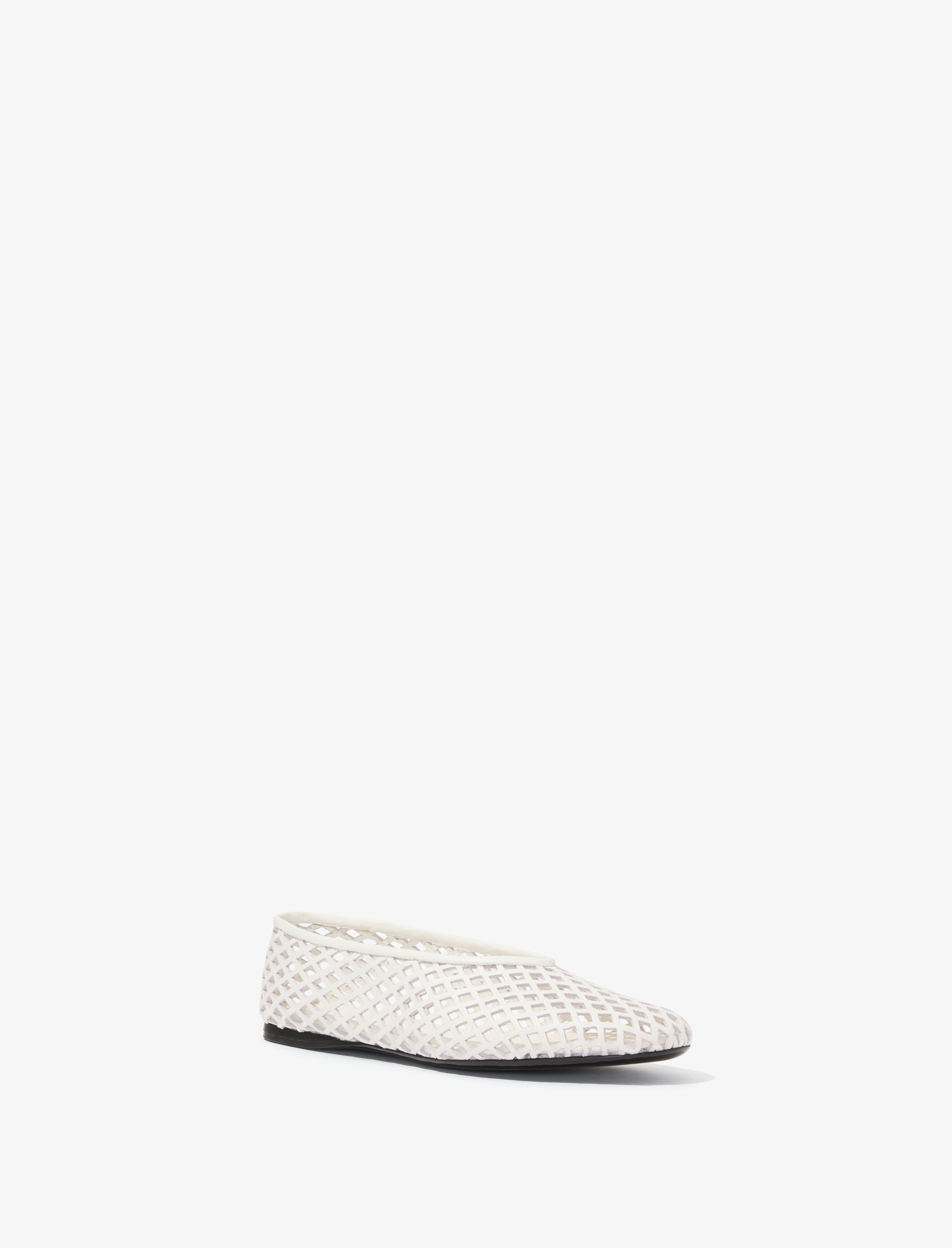 Tee Perforated Ballerina Flats - 2
