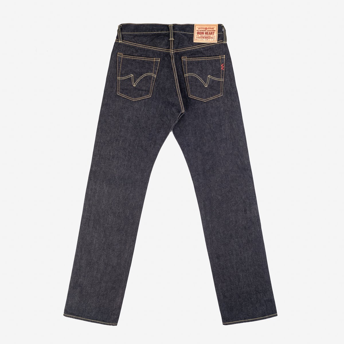 IH-634S-142 14oz Selvedge Denim Straight Cut Jeans - Indigo - 5