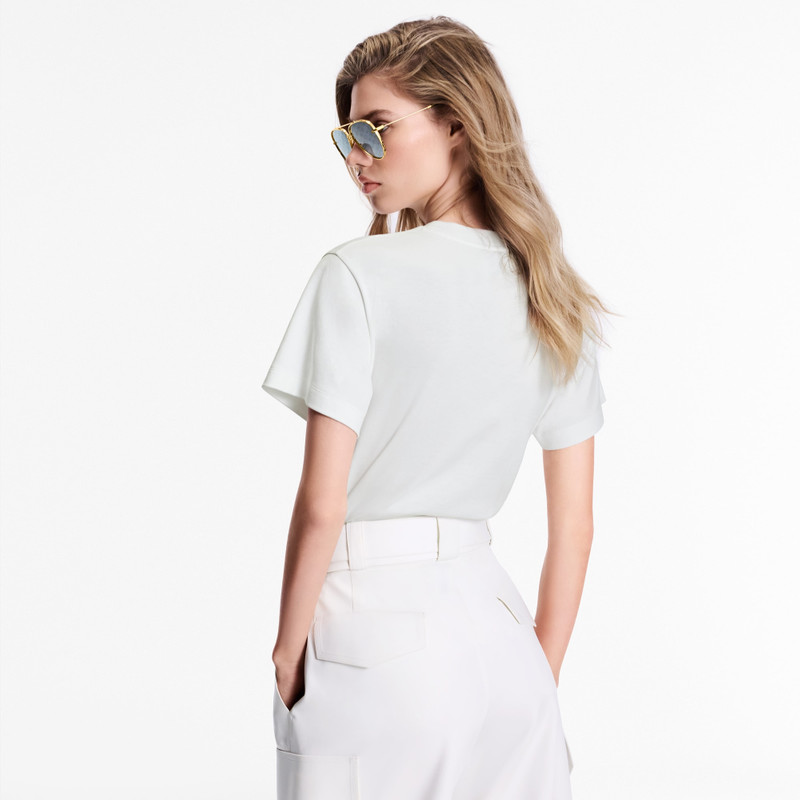 Flocked LV T-Shirt 5