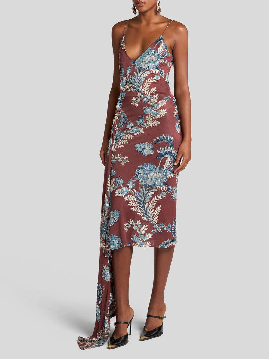 PRINTED JERSEY DRESS - 4
