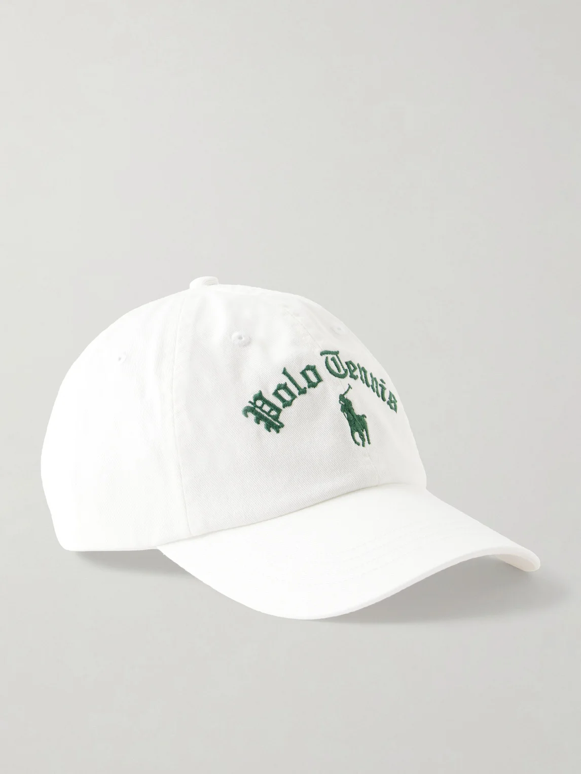 Logo-Embroidered Cotton-Twill Baseball Cap - 1