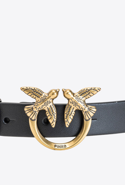 PINKO LOVE BIRDS BELT WITH LARGE CHAIN outlook