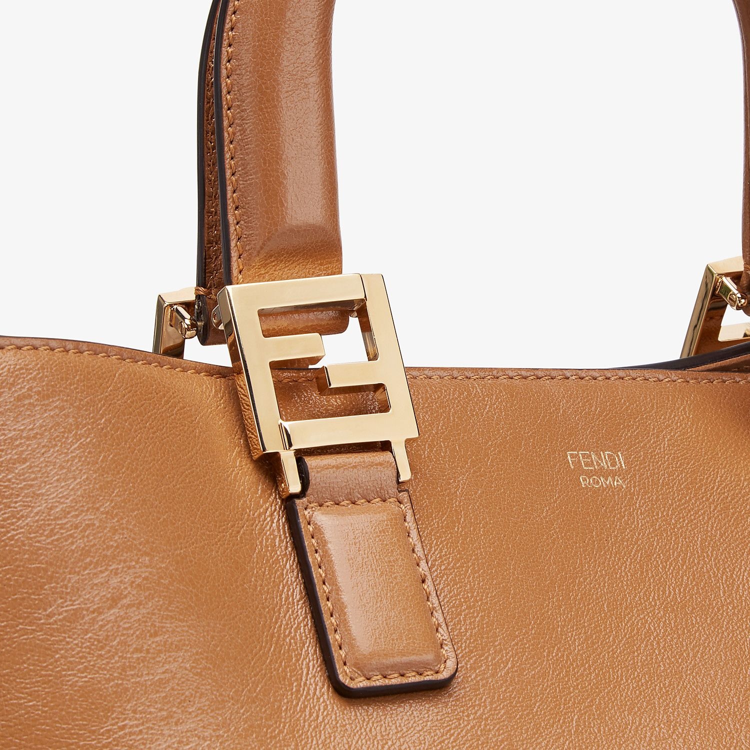 Brown leather bag - 5