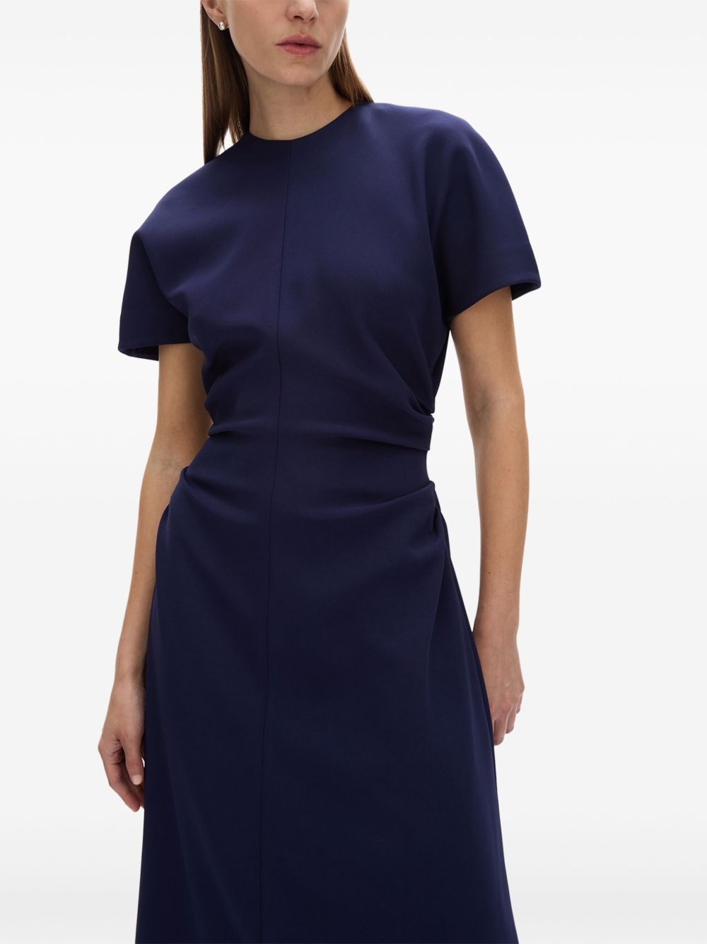 Orion pleated detail midi dress - 5