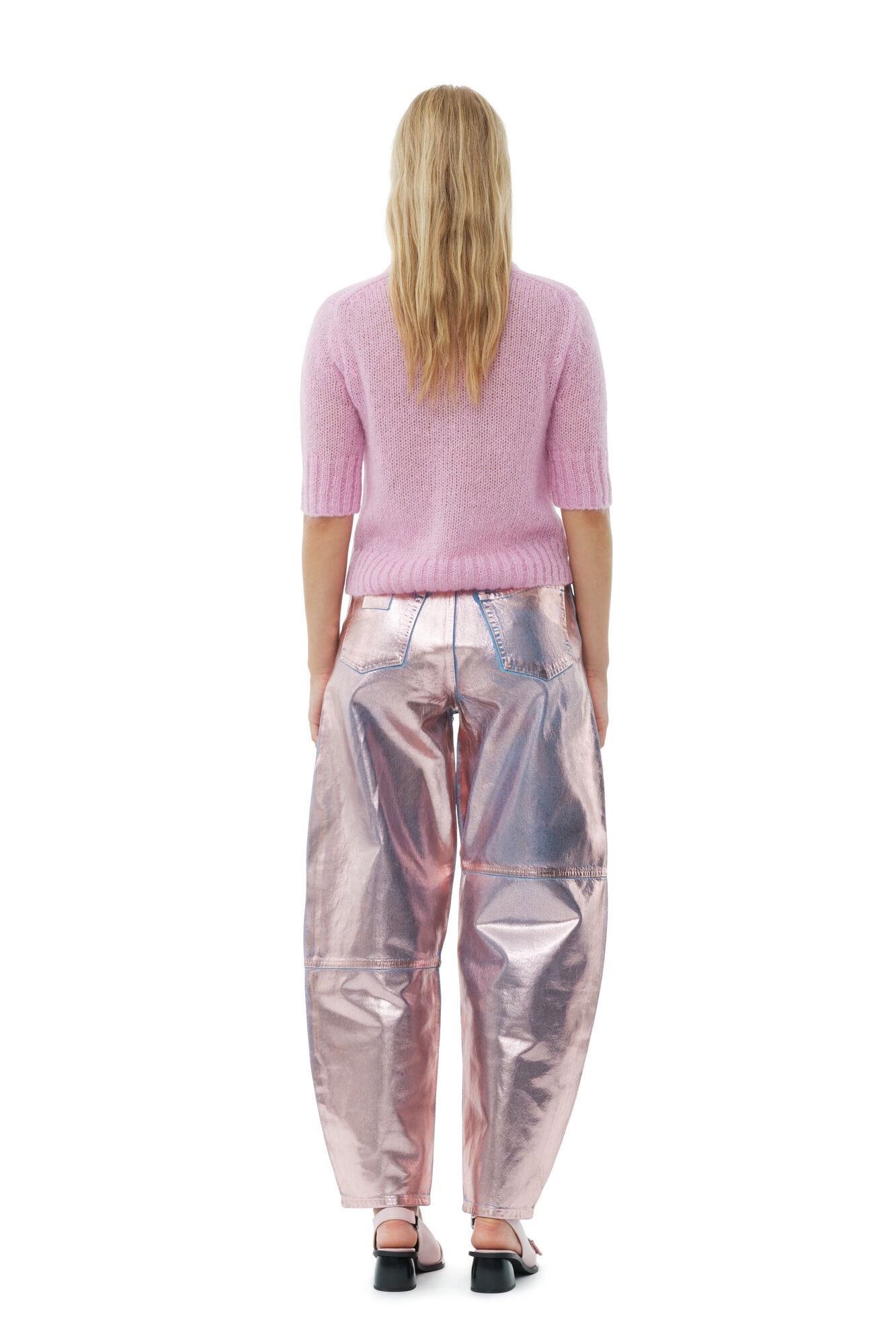 LILAC FOIL STARY JEANS - 6