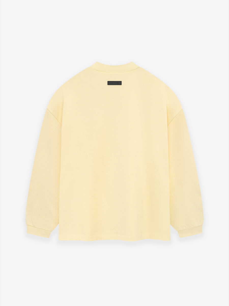 トップス ESSENTIALS//HEAVY JERSEY LS TEE S Heavy Jersey L/S Tee - Dark Heather Oatmeal – Feature