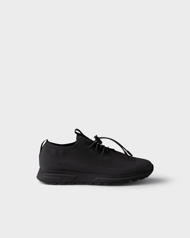 Prada Prax stretch knit sneakers outlook