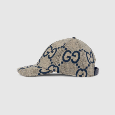 GUCCI Jumbo GG wool baseball hat outlook