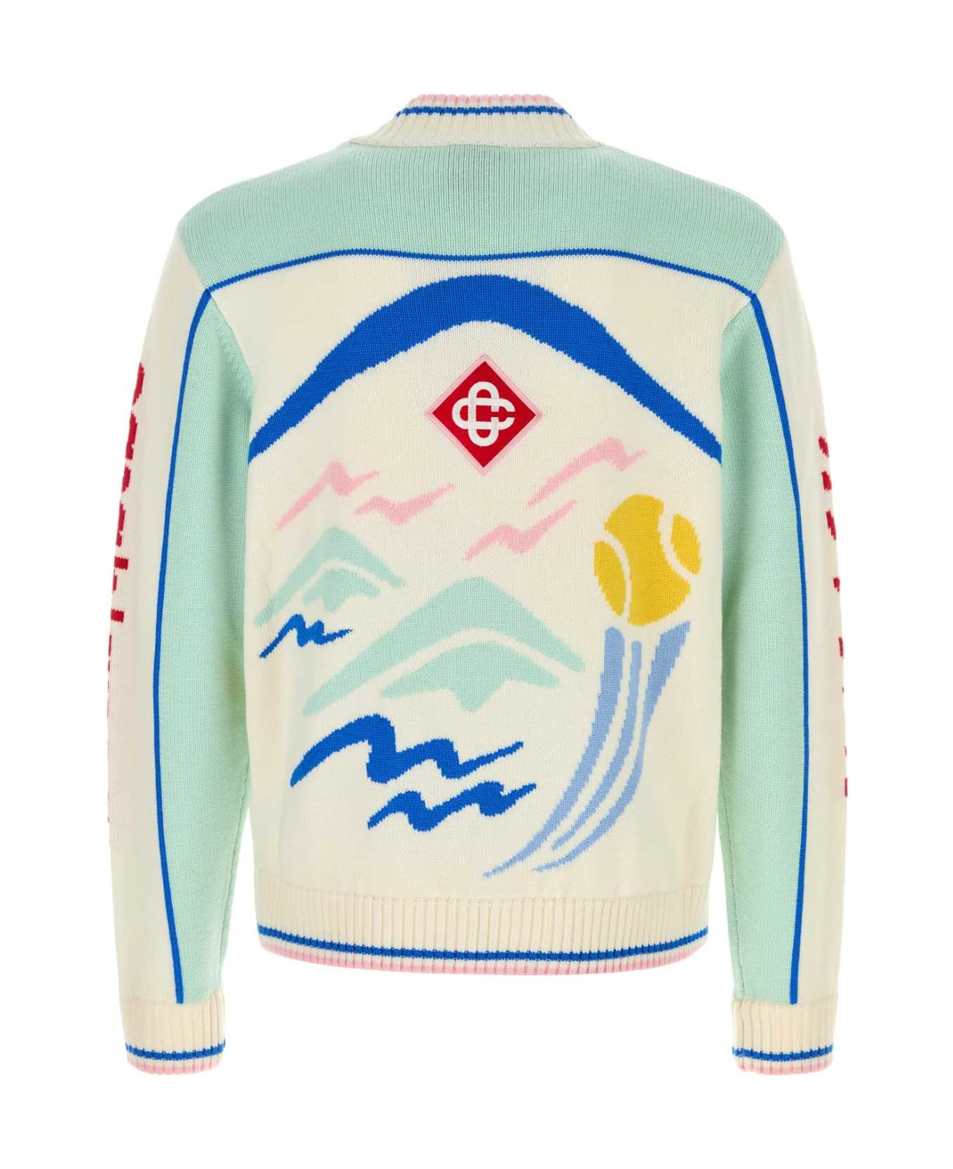Embroidered Wool Cardigan - 2