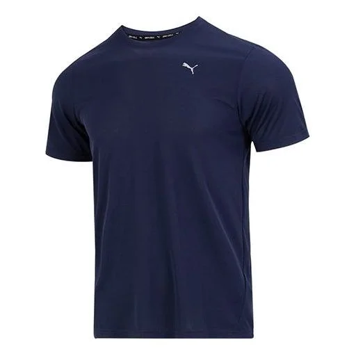 PUMA Training Logo T-Shirt 'Navy' 520759-06 - 1