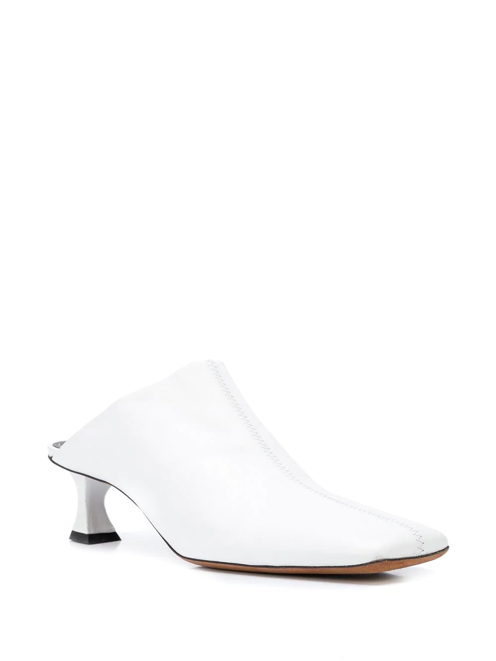 square-toe 45mm mules - 2