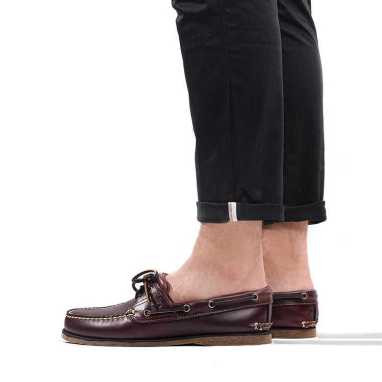 Timberland Leather Handmade Boat Shoes Brown 25077 - 5
