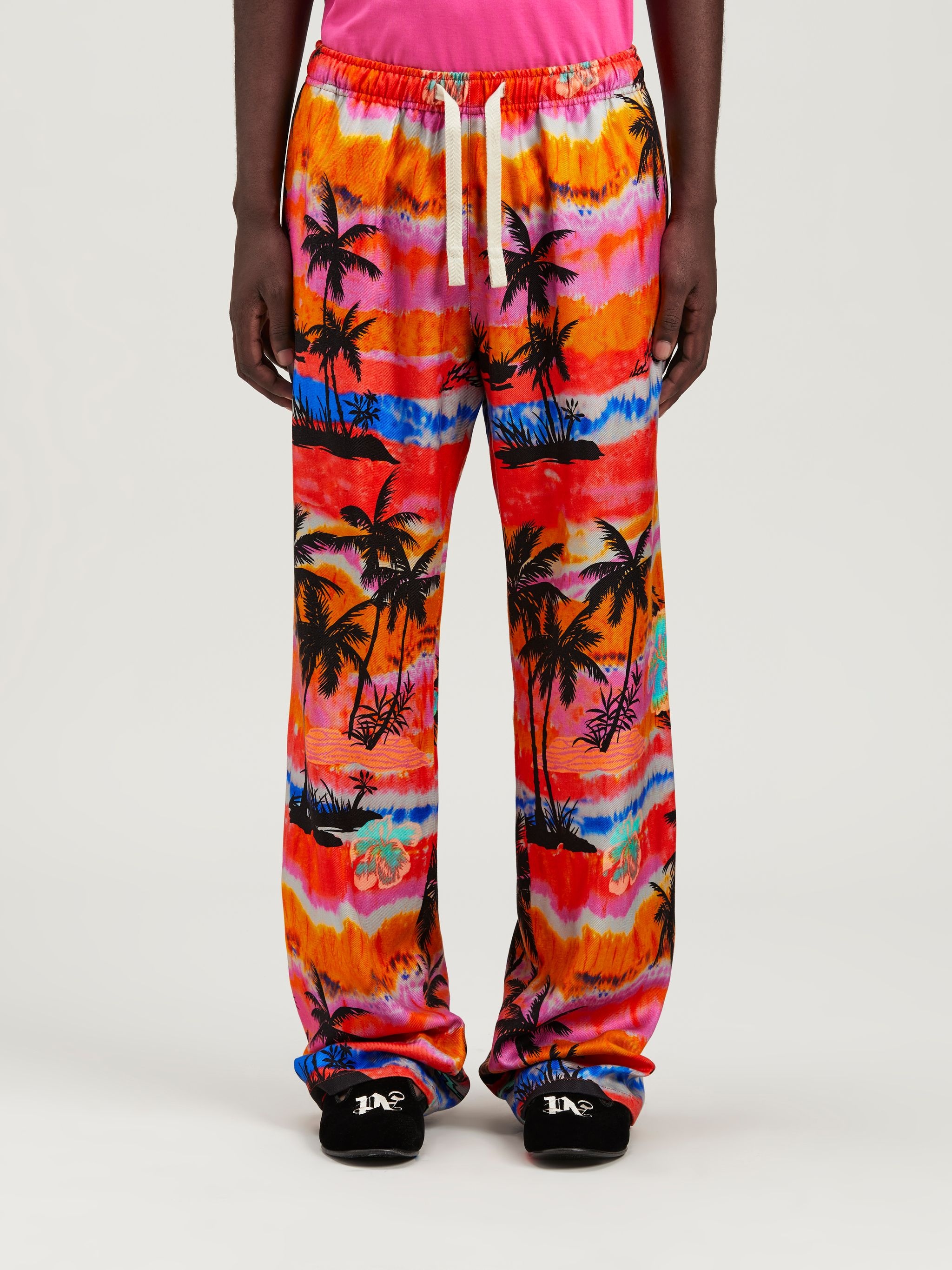 Psychedelic Palms Loose Pants - 3