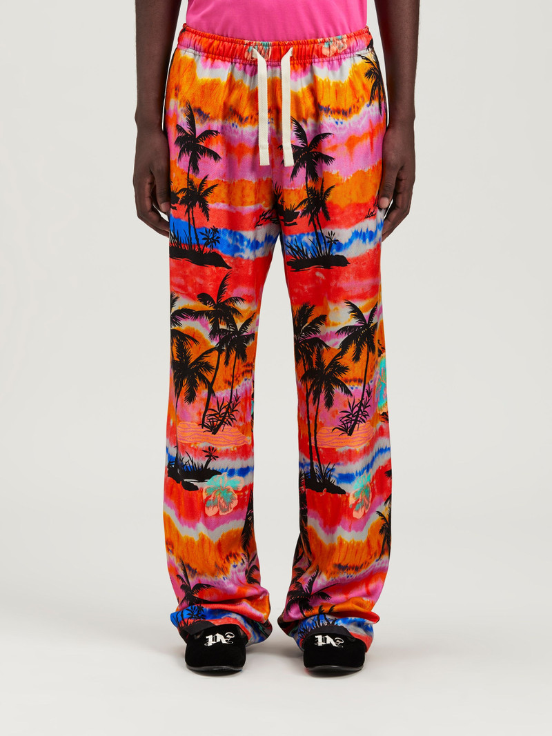 Psychedelic Palms Loose Pants 3
