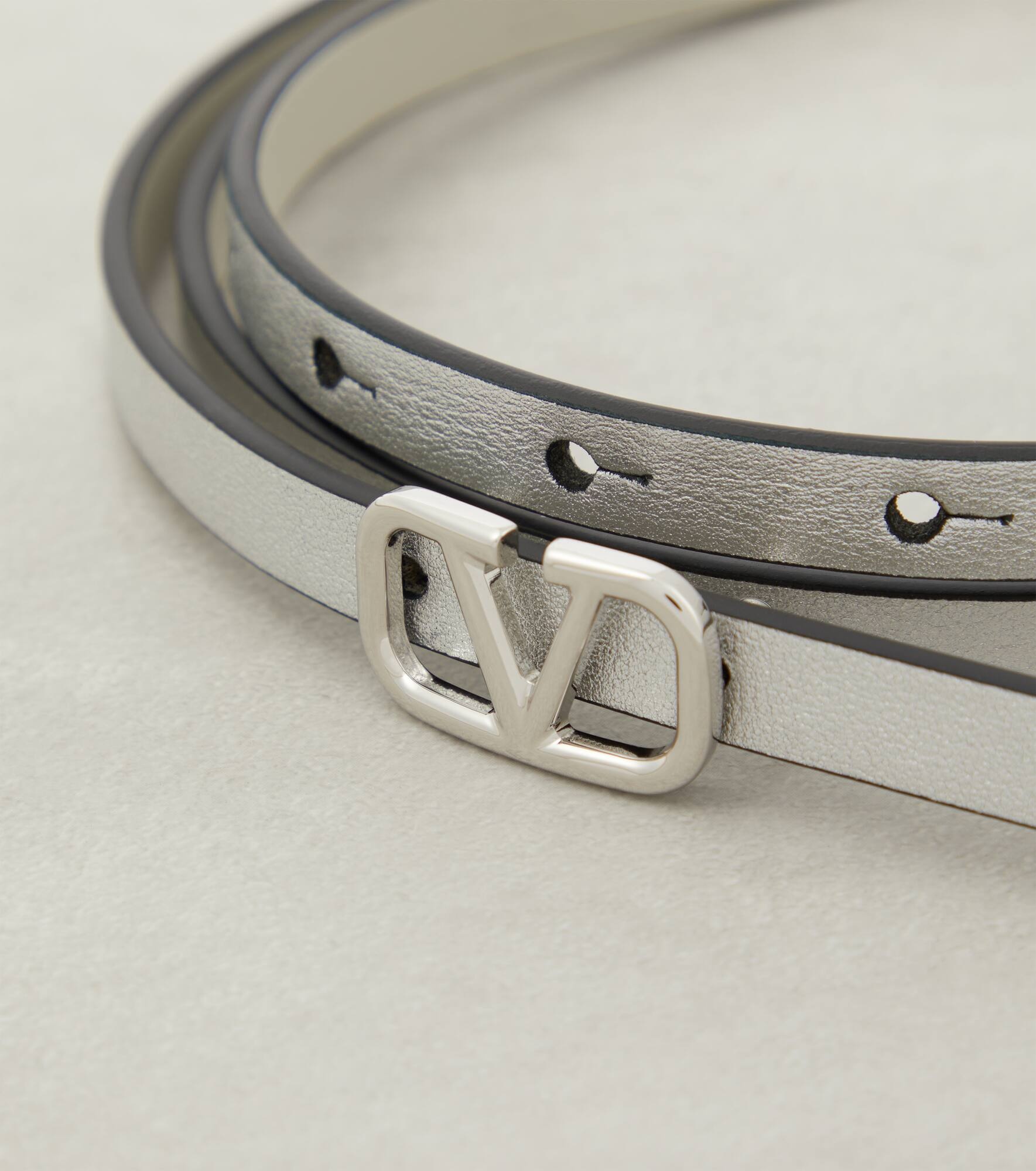 VLogo Signature reversible leather belt - 3
