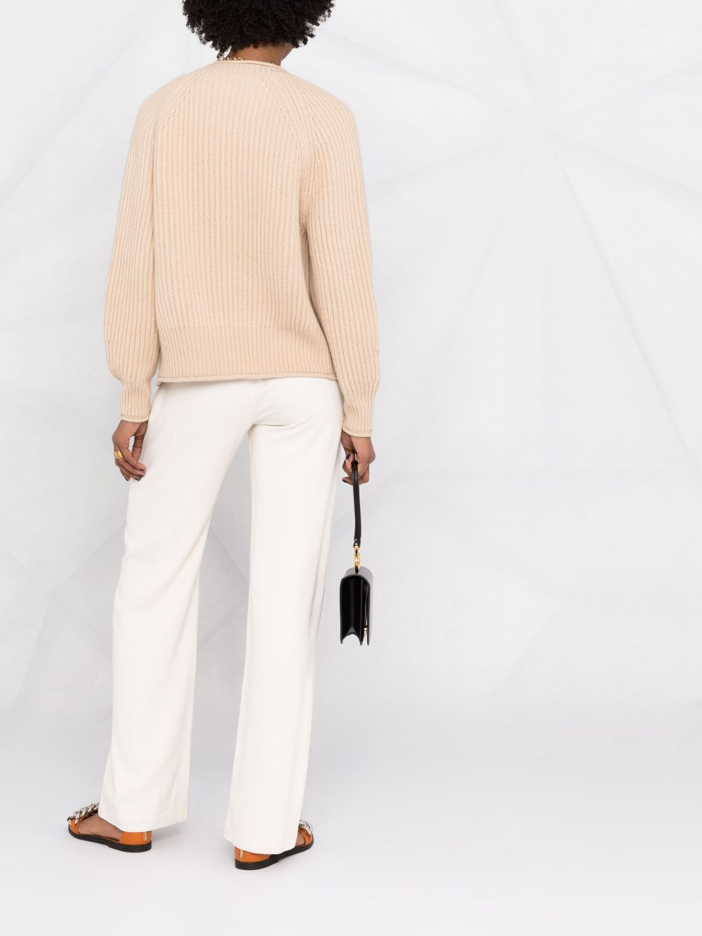 button-up cashmere cardigan - 6