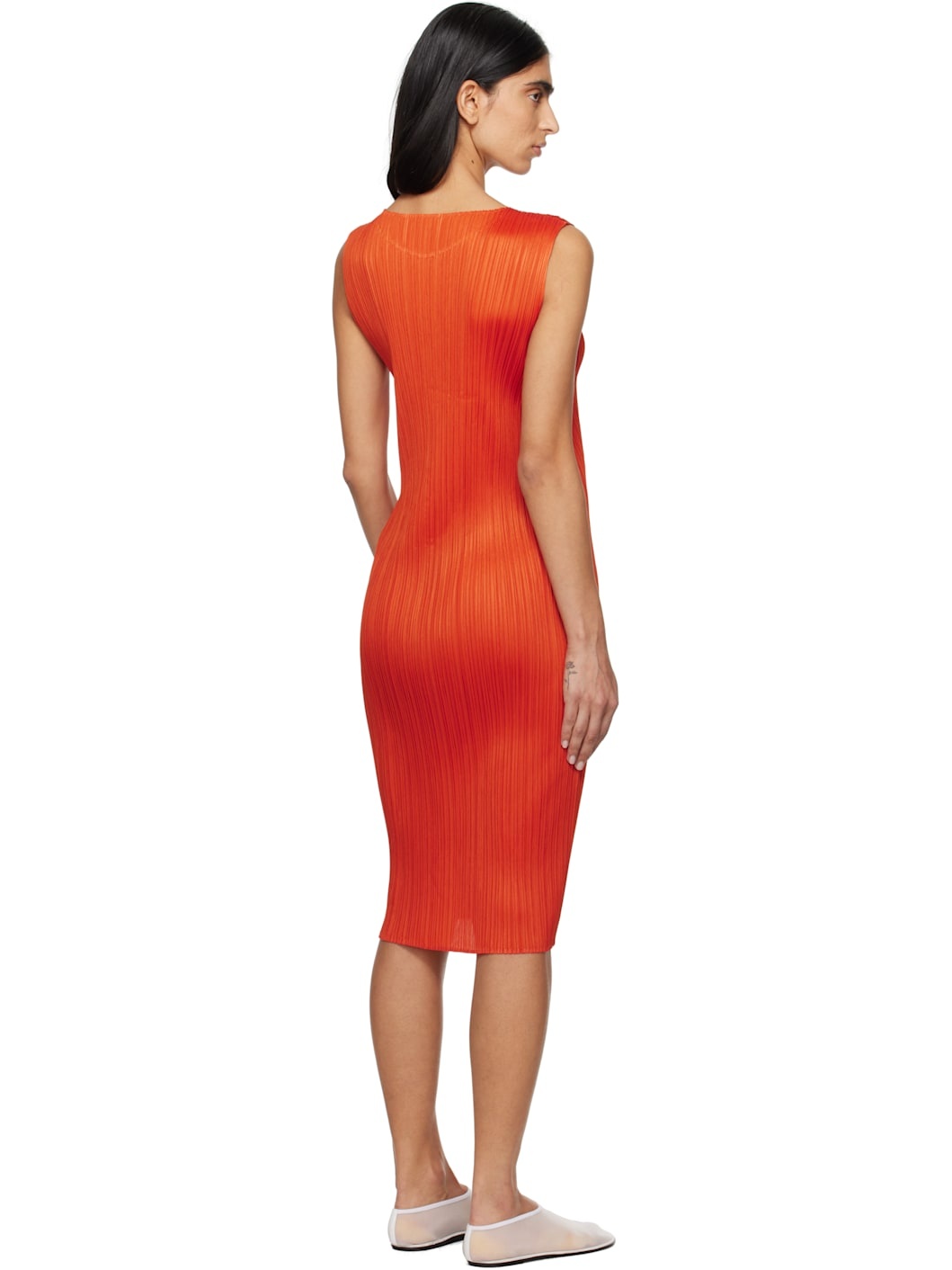 Orange Monthly Colors July Midi Dress - 3
