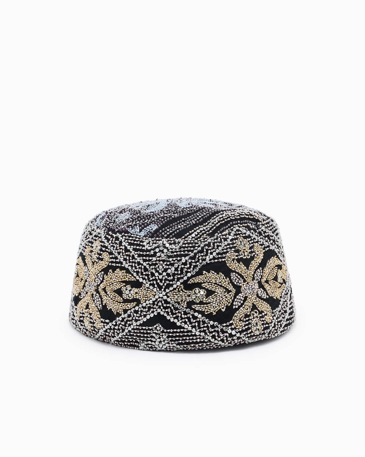 EMBROIDERED VELVET CAP - 2