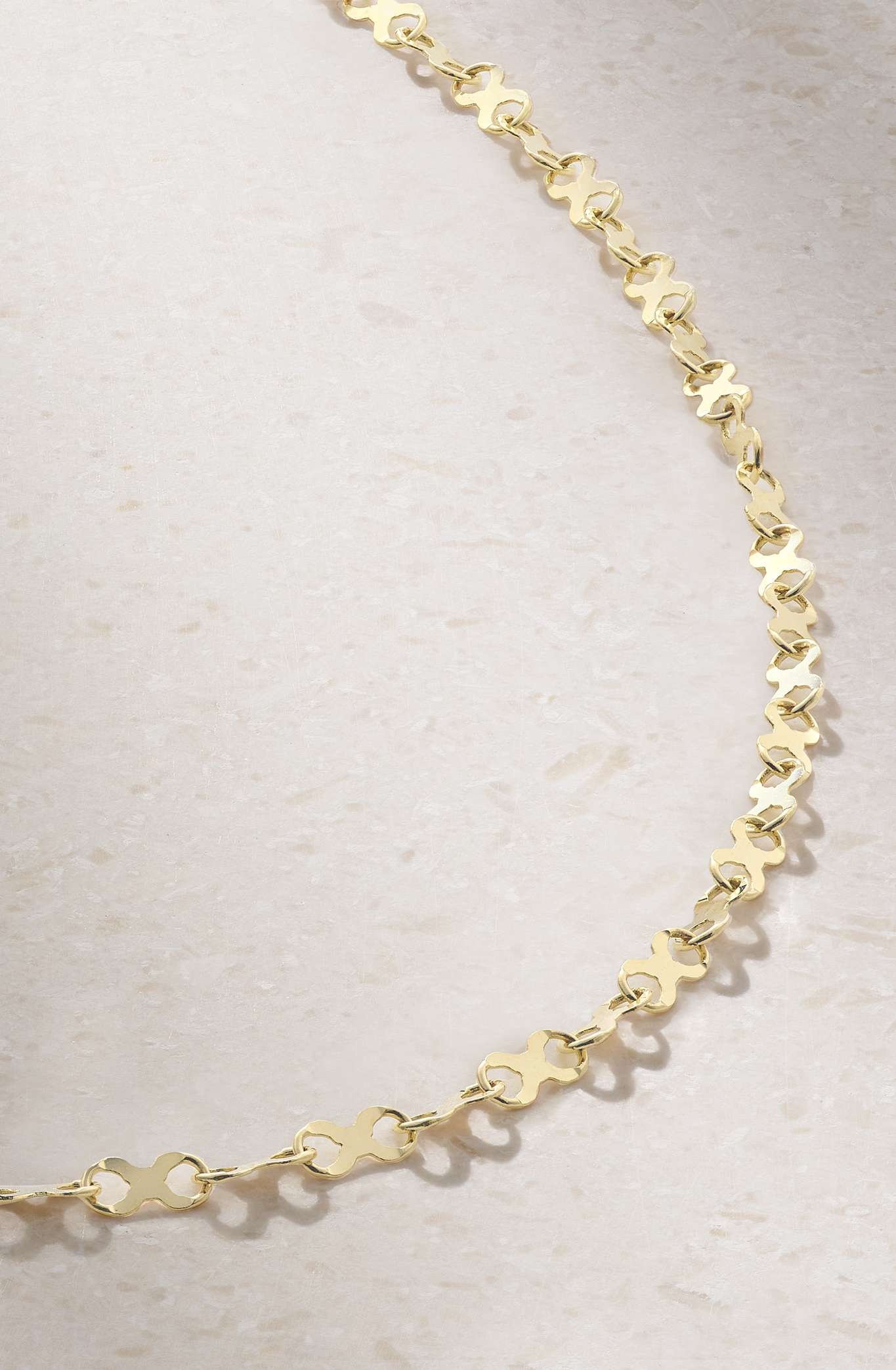 【MATEO】infinity 14-karat gold anklet MATEO Infinity 14-karat gold anklet | REVERSIBLE
