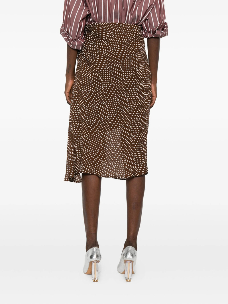 Dries Van Noten Dries Van Noten Crystal-embellished Spotted Skirt outlook