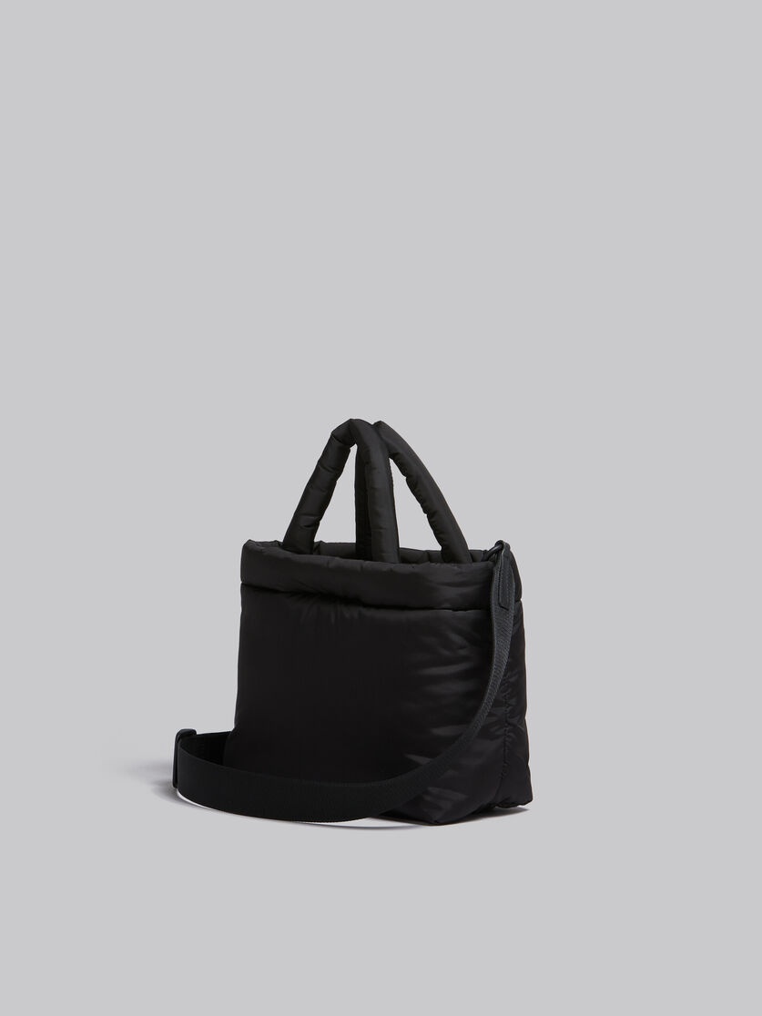 BLACK PUFF MINI TOTE BAG - 3