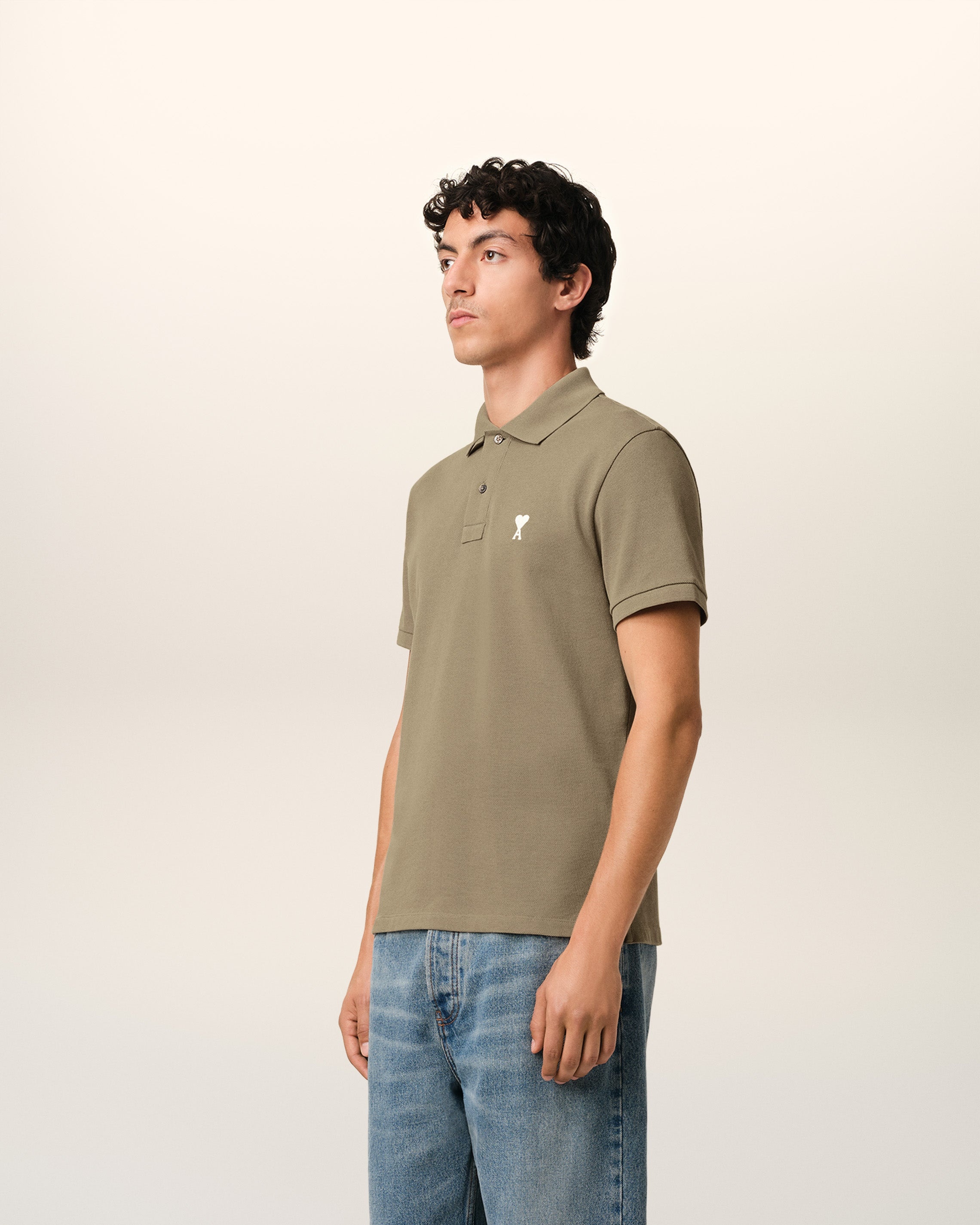 GREEN COTTON AMI DE COEUR POLO SHIRT - 6