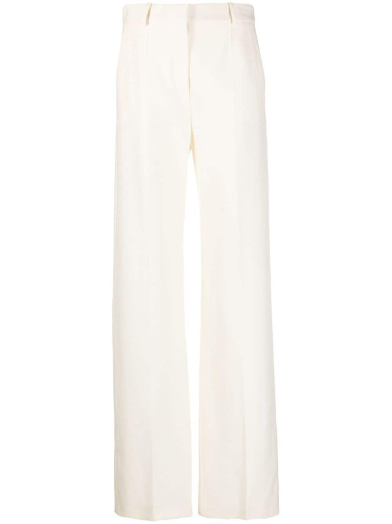 straight-leg wool trousers 1