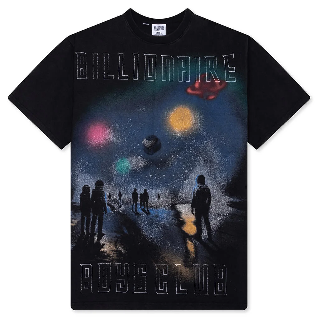 MIST S/S TEE - BLACK - 1