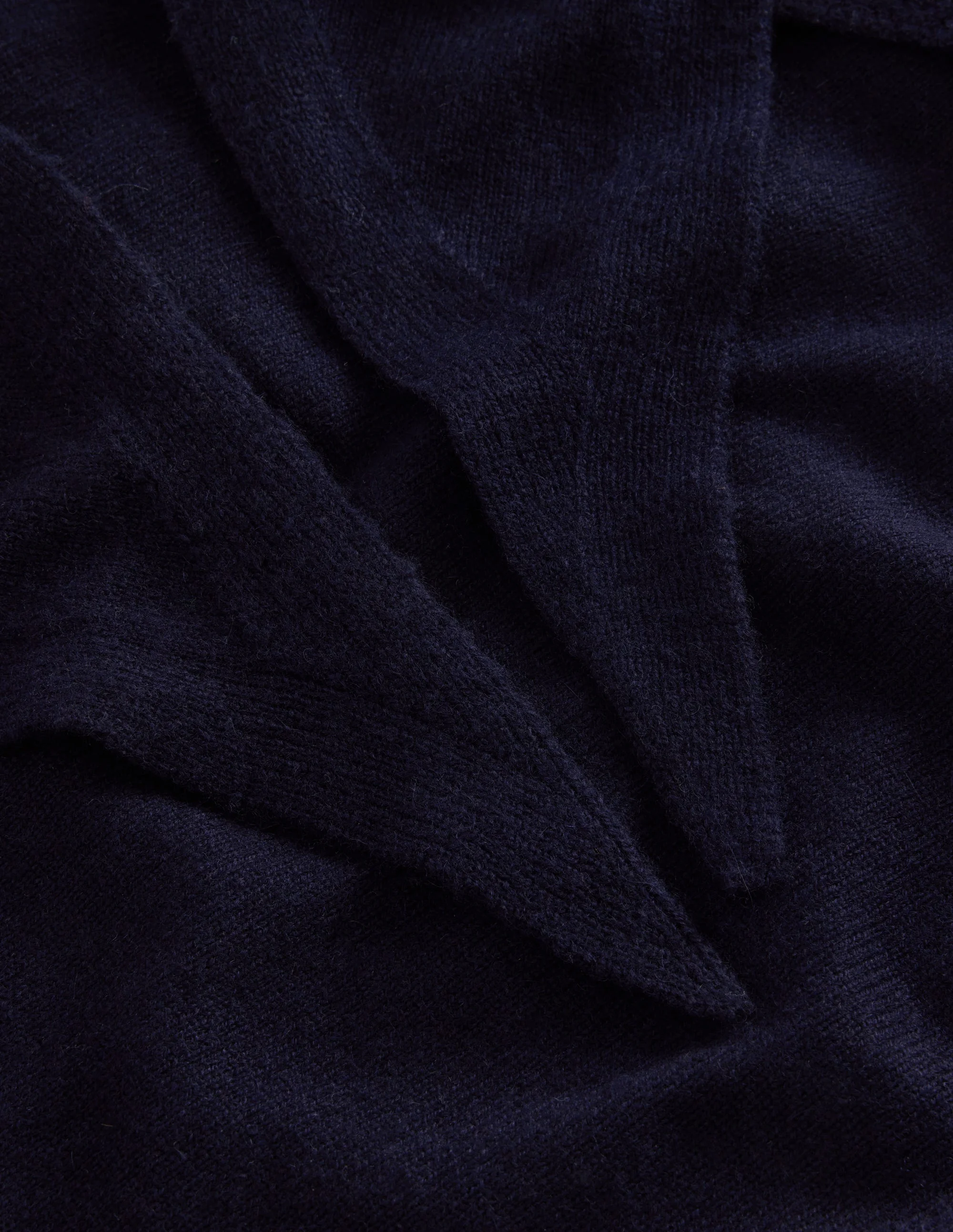 Cashmere Neckerchief-Navy - 1