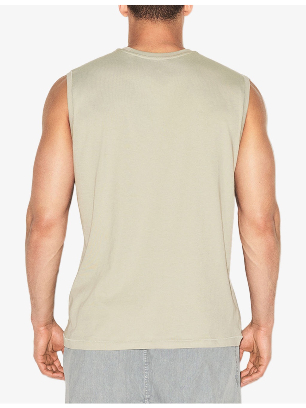 Crewneck Sleeveless Cotton Top - 5