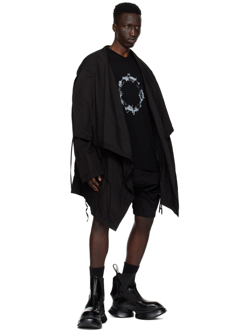 Julius Black Print T-Shirt outlook