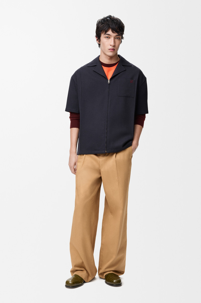 Loewe Short sleeve shirt in wool outlook