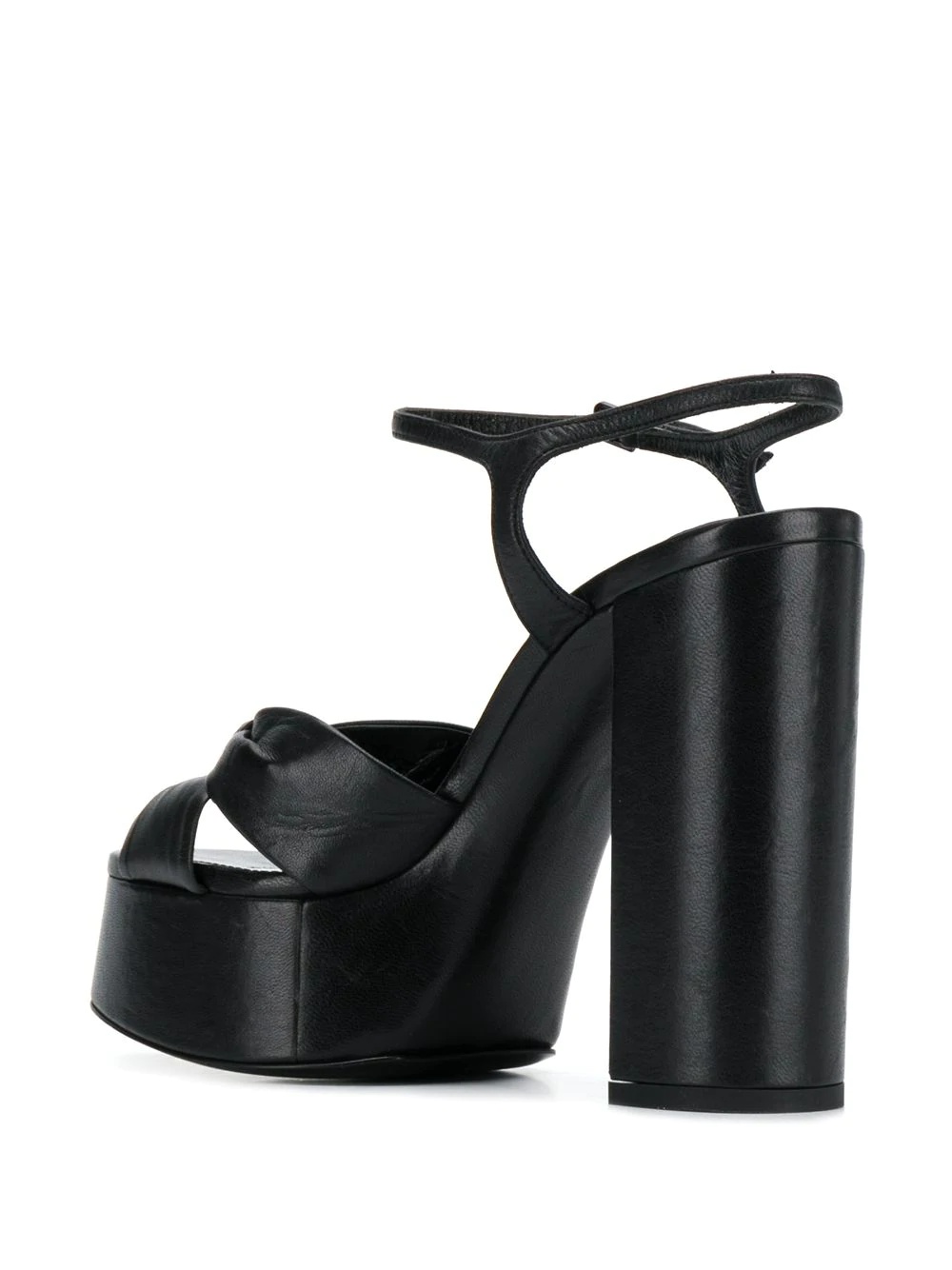 knot detail 145mm platform sandals - 3