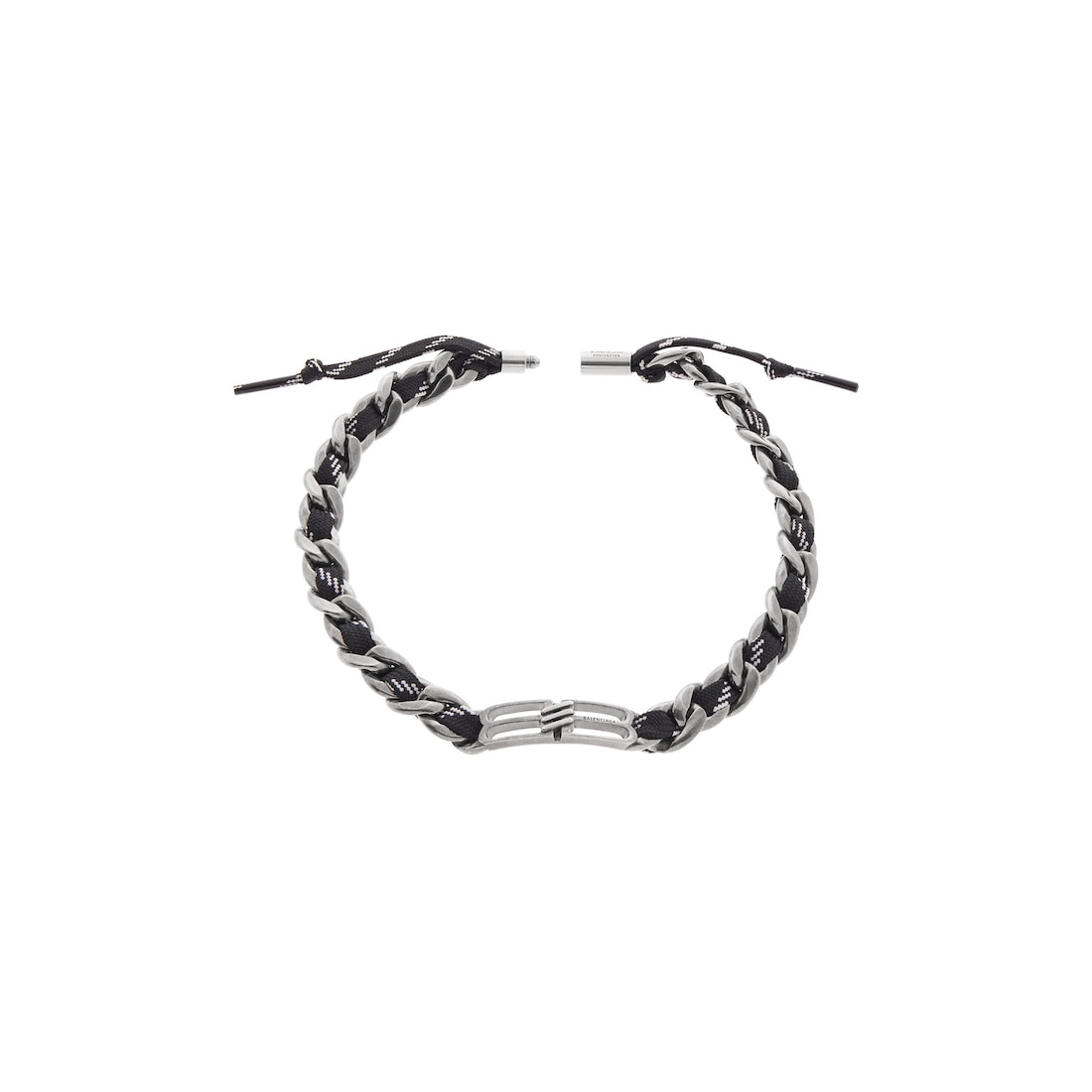 Bb Icon Lace Choker in Antique Silver/black/white - 2