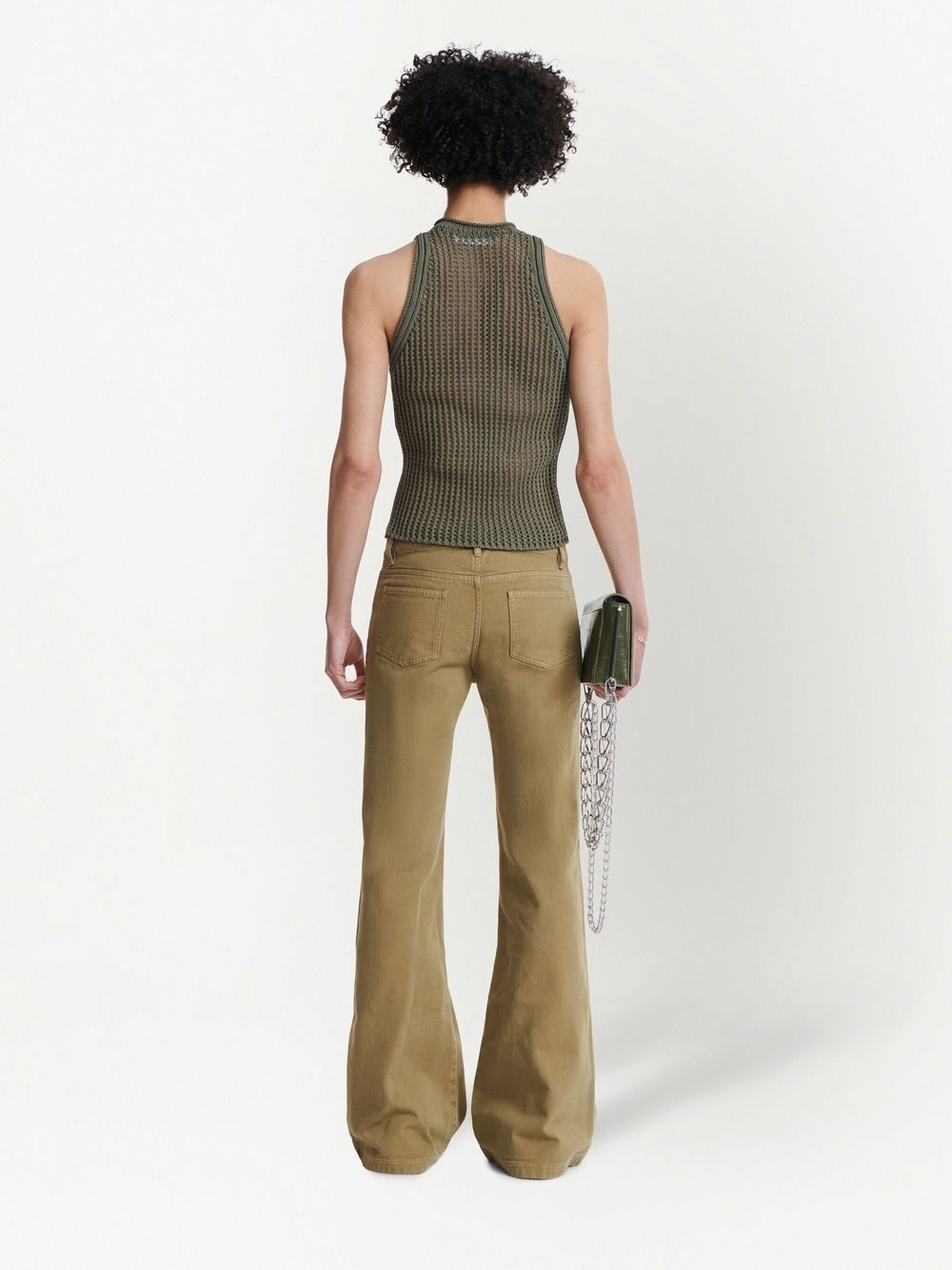 Grid Mesh tank top - 3