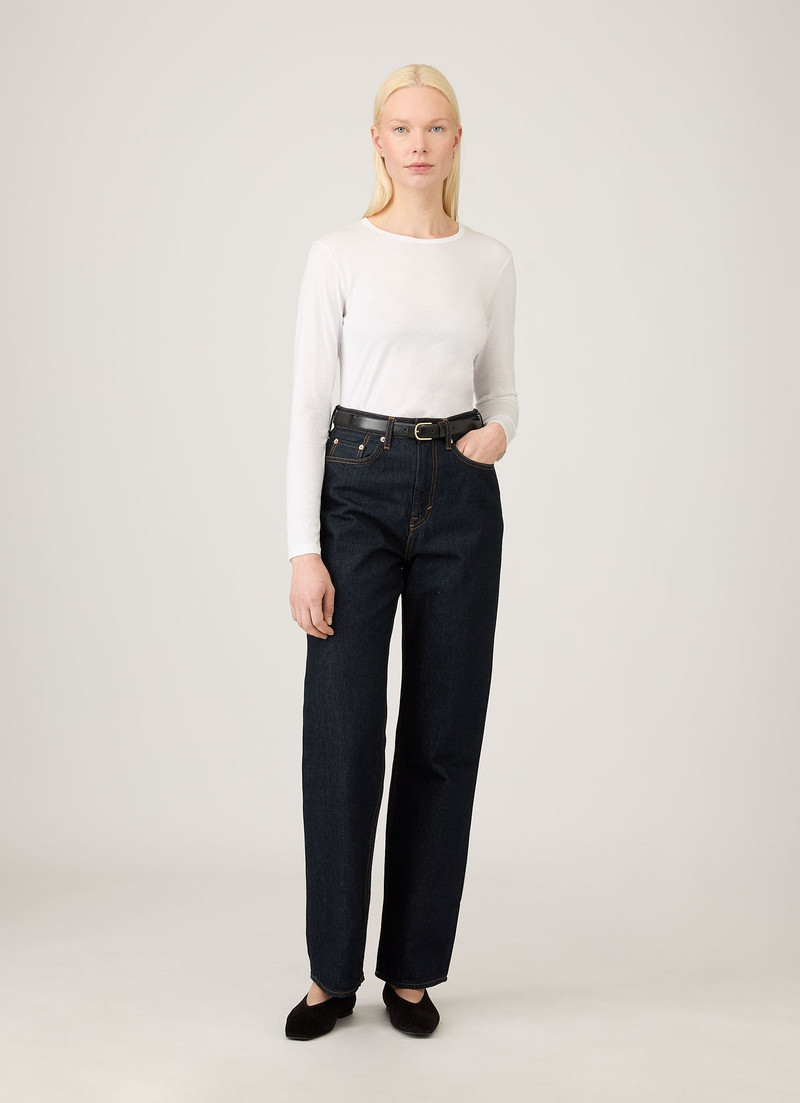 Sunspel Long Sleeve Classic T‑shirt outlook