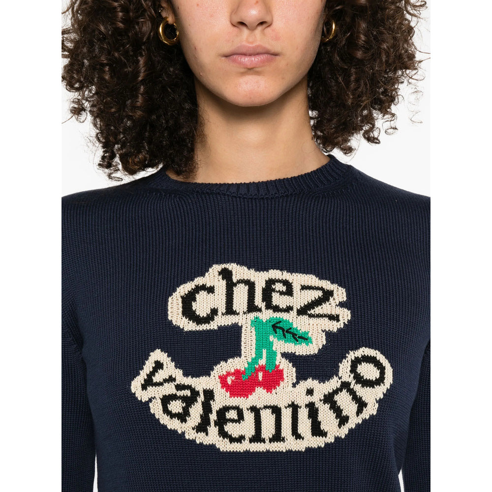 Valentino Blue Knitwear - Jumpers Women - 2