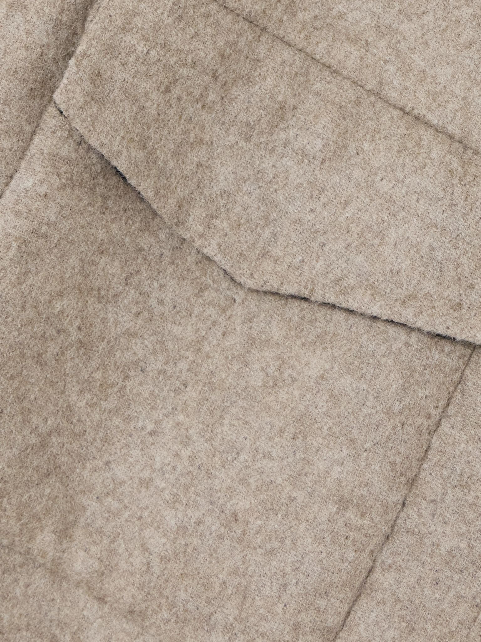 Wool-flannel vest Beige - 5