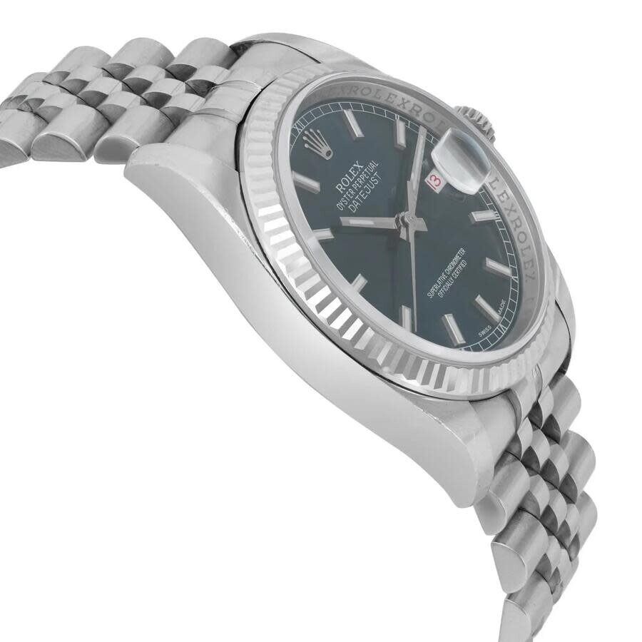 Pre-owned Rolex Datejust Automatic Chronometer Blue Dial Men's Watch 116234 BLSJ - 4