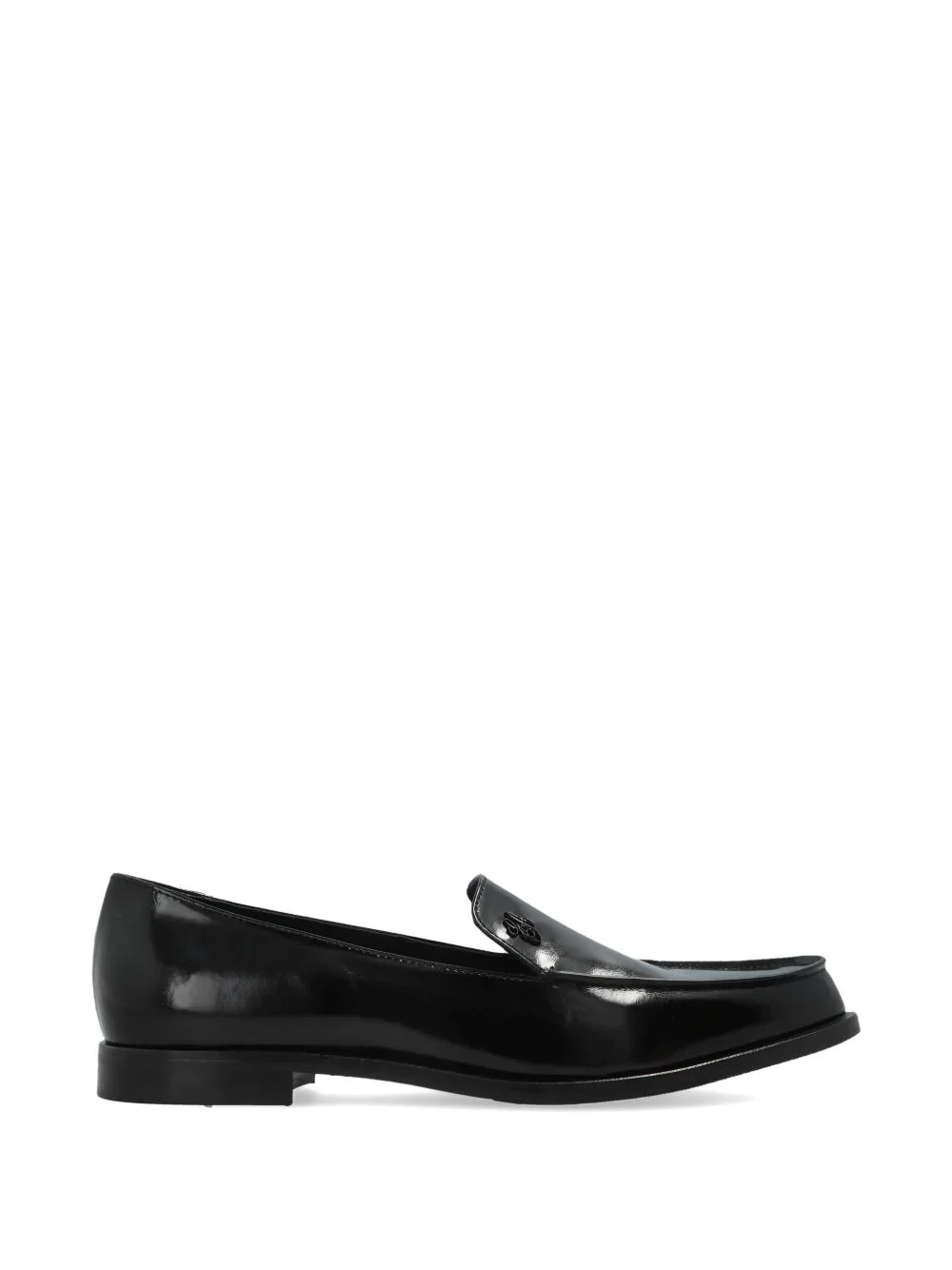Icon logo detail leather loafers - 1