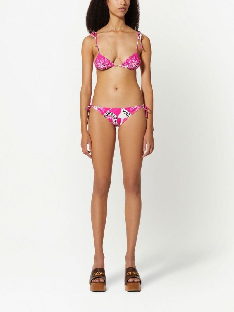 Valentino Garavani Archive Manifesto cut-out Swimsuit - Farfetch