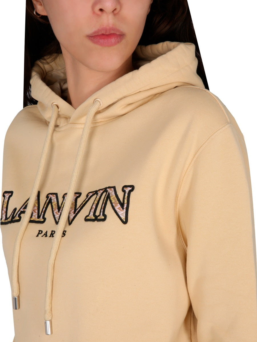 Sweatshirt With Logo Embroidery - 4